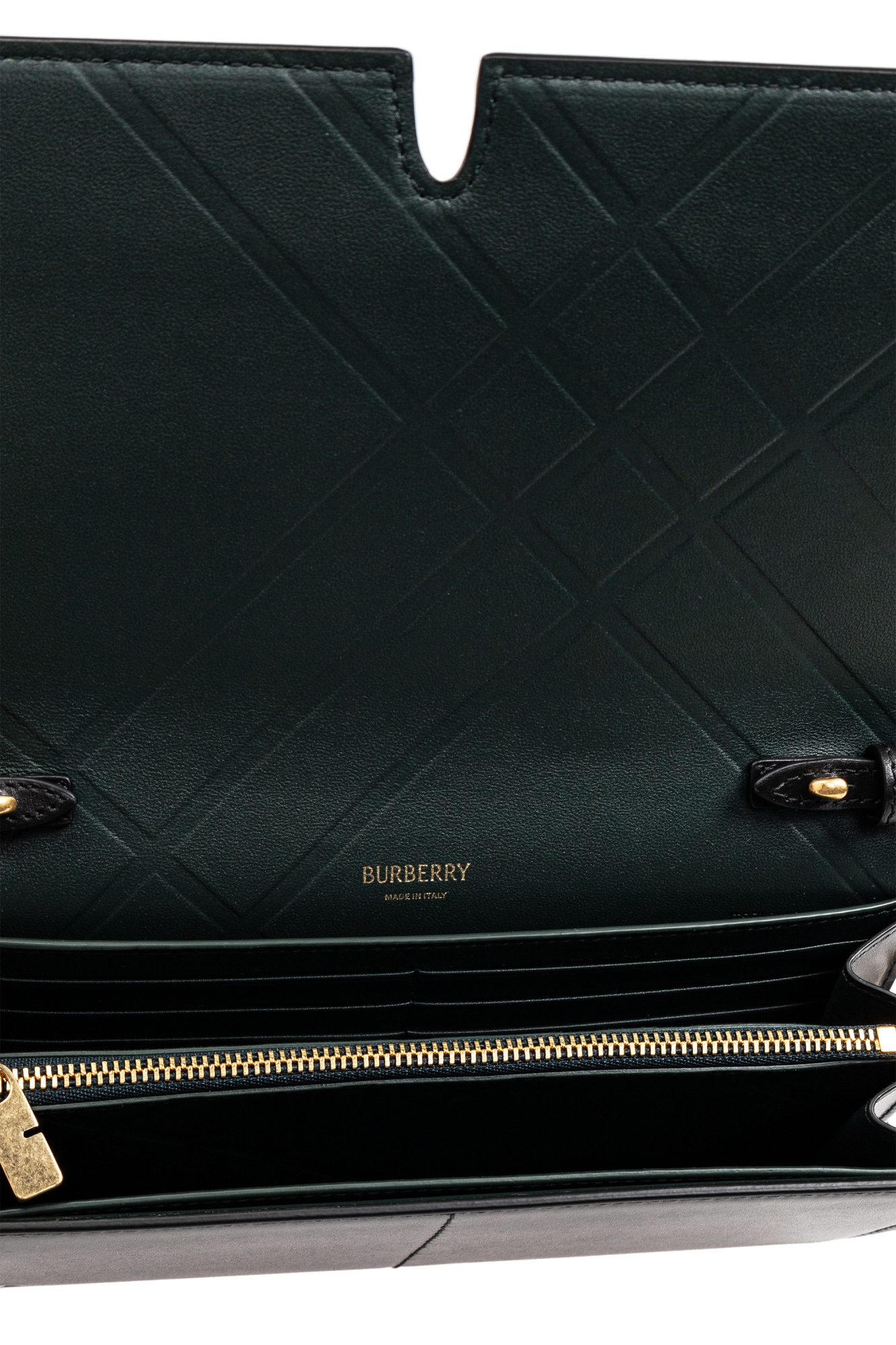 Burberry チェーンミニウォレット　ブラック Burberry チェーンミニウォレットブラック